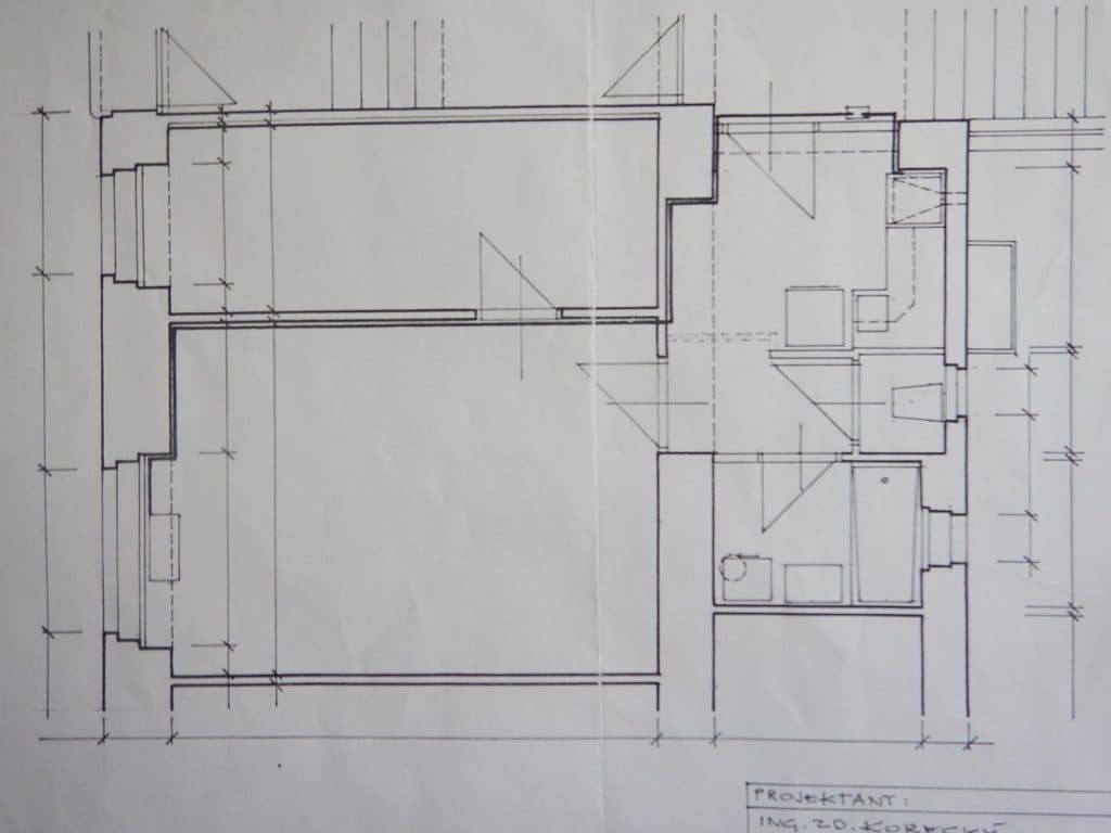 למכירה בפראג 7 דירת 2+KK בגודל 43 מ"ר — תמונה 1