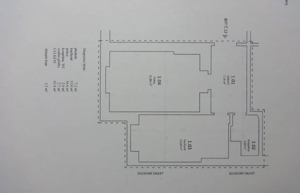 למכירה בפראג 6 דירת 1+1 בגודל 42 מ"ר — תמונה 10