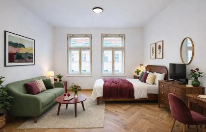 למכירה בפראג 3 דירת 1+1 בגודל 33 מ"ר